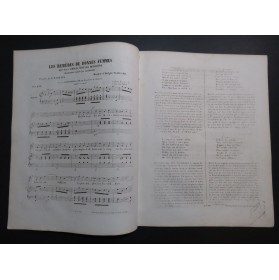 VAILLARD Adolphe Les Remèdes de Bonnes Femmes Chant Piano ca1845