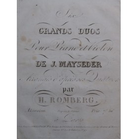 MAYSEDER Joseph Grand Duo...