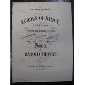 THOMAS Harold Echoes of Baden Piano XIXe