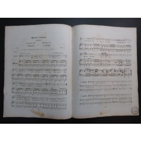 MASINI F. Pensée d'Amour Chant Piano ca1830
