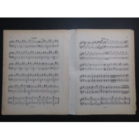 GRANADO Denis El Turia Valse Espagnole Piano 4 mains ca1880
