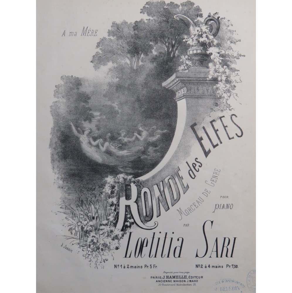 SARI Laetitia Ronde des Elfes Piano ca1870