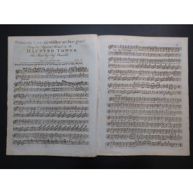 PAISIELLO Giovanni Whither my Love Chant Piano Flûtes ca1798