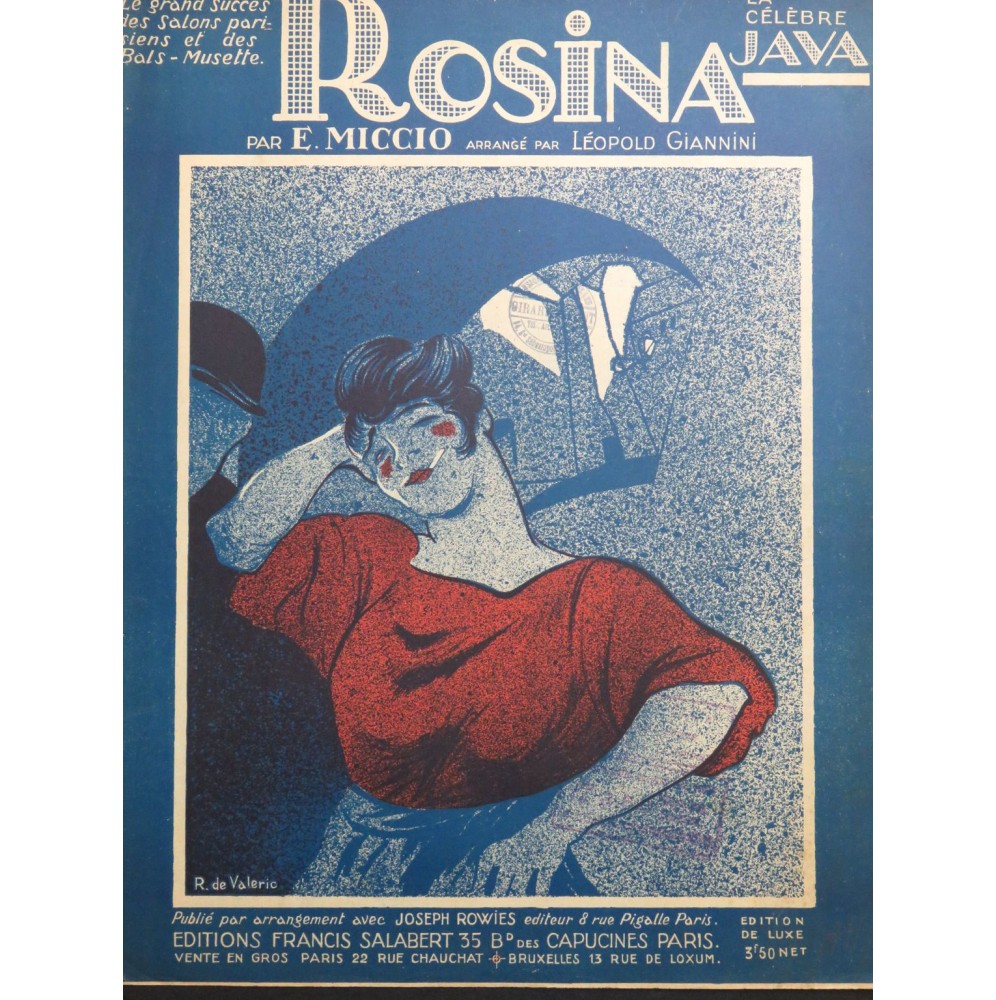 GIANNINI Leopold Rosina Piano 1920
