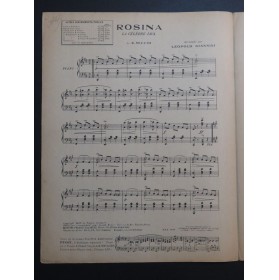 GIANNINI Leopold Rosina Piano 1920