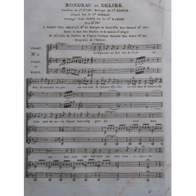 BERTON H. Rondeau du Délire...