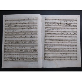 BERTON H. Rondeau du Délire Chant Piano ou Harpe ca1810
