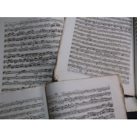PLEYEL Ignace 12 Nouveaux Quatuors 2e Livraison Violon Alto Violoncelle ca1805