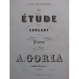 GORIA Alexandre Étude de...