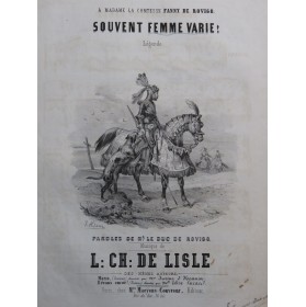 DE LISLE Charles Souvent...