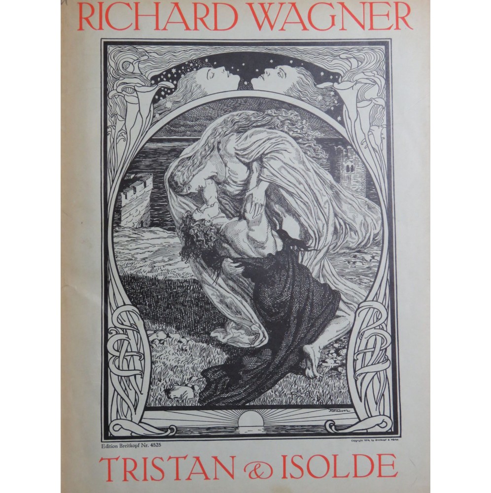 WAGNER Richard Tristan und Isolde L'Or du Rhin Siegfried Piano 1914