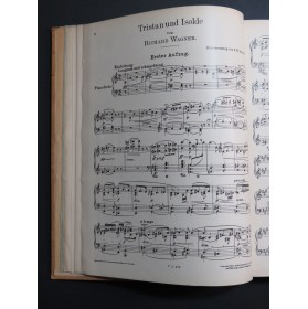 WAGNER Richard Tristan und Isolde L'Or du Rhin Siegfried Piano 1914