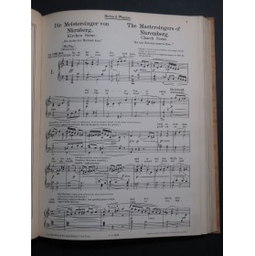 WAGNER Richard Tristan und Isolde L'Or du Rhin Siegfried Piano 1914