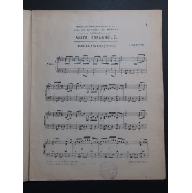 ALBENIZ Isaac Suite Espagnole No 3 Sevilla Piano
