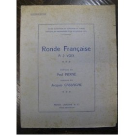 PIERNÉ Paul Ronde Française Chant Piano