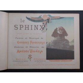 FRAGEROLLE Georges Le Sphinx Chant Piano 1896