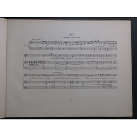 FRAGEROLLE Georges Le Sphinx Chant Piano 1896