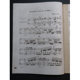 HERZ Henri Variations Brillantes Dernière Valse Weber op 51 Piano ca1840