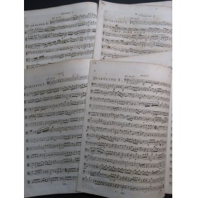 GUÉNIN Marie-Alexandre Trois Quatuors op 7 Violon Alto Violoncelle ca1800