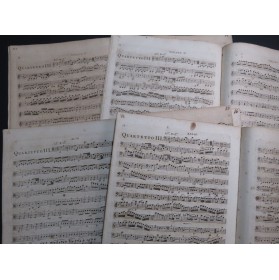 GUÉNIN Marie-Alexandre Trois Quatuors op 7 Violon Alto Violoncelle ca1800