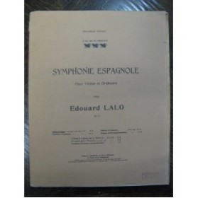 LALO Edouard Symphonie Espagnole op 21 Violon Piano
