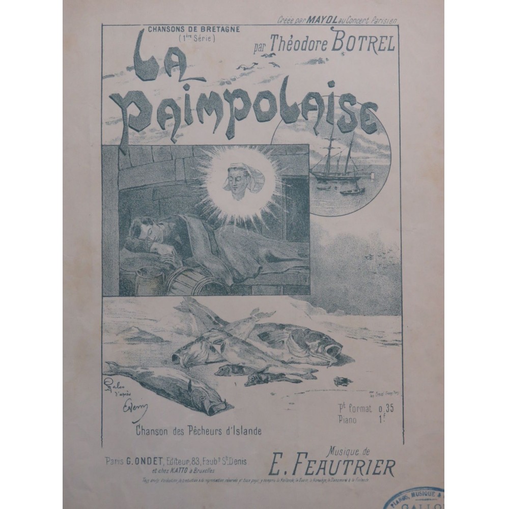 FEAUTRIER E. La Paimpolaise Chant Piano