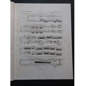 CZERNY Charles Duo Brillant Beethoven op 20 Piano 4 mains ca1830