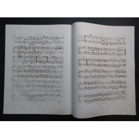 CZERNY Charles Duo Brillant Beethoven op 20 Piano 4 mains ca1830