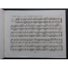 MUSARD La Chatte métamorphosée en femme Quadrille Piano ca1836