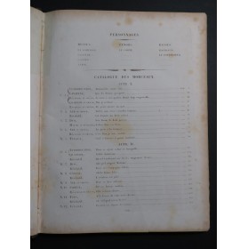 ROSSINI G. Le Comte Ory Opéra Chant Piano 1828