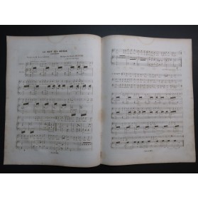 HEISSER Charles La Nuit des Adieux Chant Piano ca1850