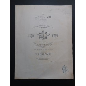 EDOUARD MARIE Haec est Dies ! Dédicace Chant Orgue 1887