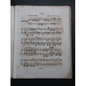SCHUMANN Robert Grand Duo No 1 op 41 Piano 4 mains ca1862