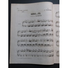 STEIBELT Daniel Rondo en Sol Piano ca1875