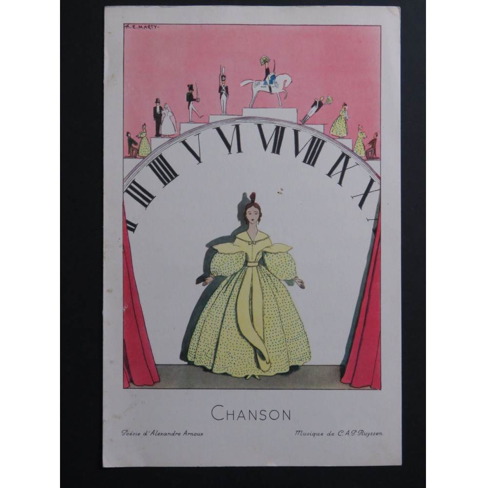 RUYSSEN C. A. P. Chanson Chant Piano 1934