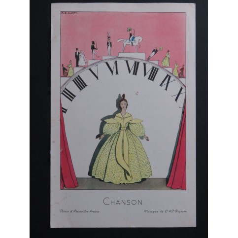 RUYSSEN C. A. P. Chanson Chant Piano 1934