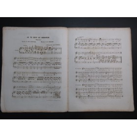 WACHS Frédéric Je te dois le Bonheur Chant Piano ca1850