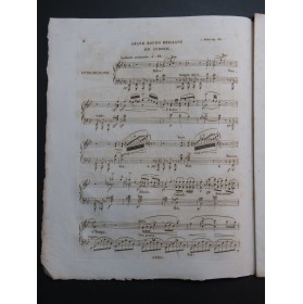 HERZ Jacques Grand Rondo Brillant op 25 Piano ca1832