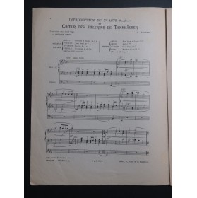 DUBOIS Théodore Introduction du 3e Acte Wagner Orgue 1949