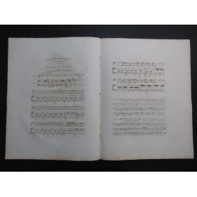 DE BEAUPLAN Amédée La Jeune Voyageuse Chant Piano ca1840