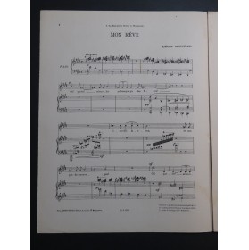 MOREAU Léon Mon Rêve Chant Piano
