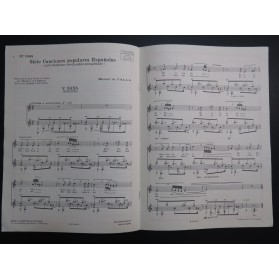DE FALLA Manuel Nana Chant Guitare 1957