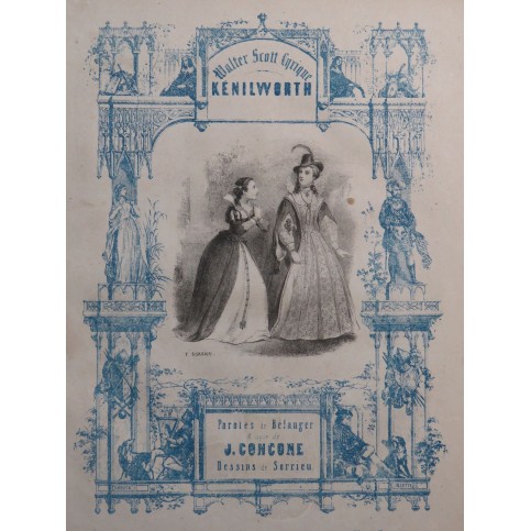 CONCONE Joseph Keliworth No 10 Chant Piano ca1850