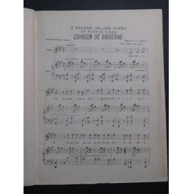 THIBAUD Alphonse Chanson de Barberine Chant Piano