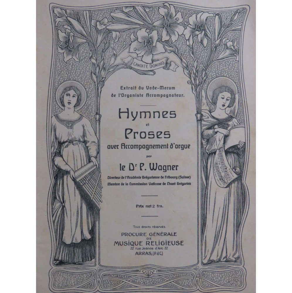 WAGNER P. Hymnes et Proses Chant Orgue