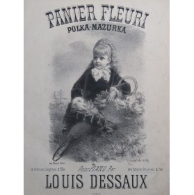 DESSAUX Louis Panier Fleuri...