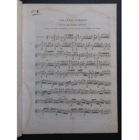 CARULLI Ferdinando Grande Sonate op 25 Guitare 1811