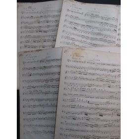 MOZART W. A. Trois Quatuors op 18 Violon Alto Violoncelle ca1810