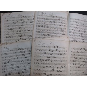 MOZART W. A. Trois Quatuors op 18 Violon Alto Violoncelle ca1810