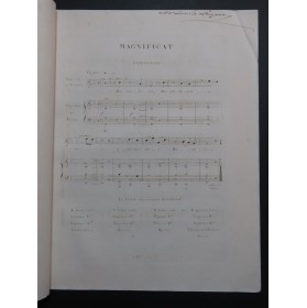 CONSUL Isidore Magnificat Chant Orgue ou Piano XIXe